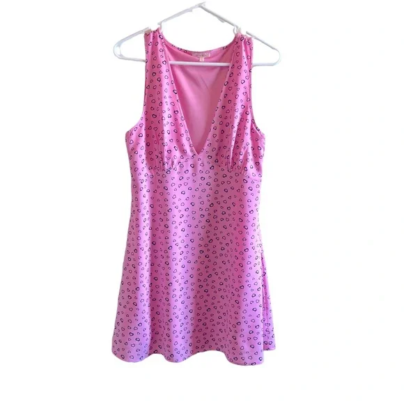 pacsun pink dress LA Hearts Floral Side Cinched Mini Dress